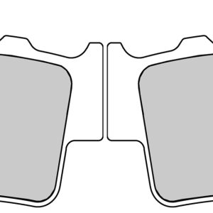 Plaquette de frein Semi-Métal Eco-Friction Route - R90 1993-2026
