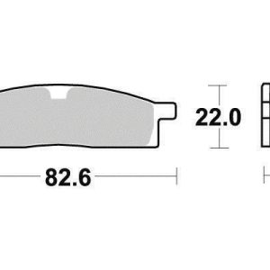 Plaquette de frein Métal Fritté Sinter Grip Off Road - R90 1986-2023