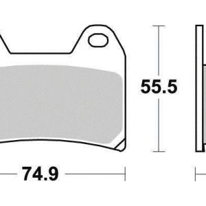 Plaquette de frein Métal Fritté Sinter Grip Road - R90 1997-2025