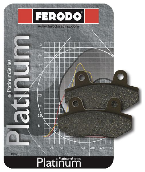 Plaquette de frein Semi-Métal Platinum Route/Off Road - R90 1989-2011 – Image 2