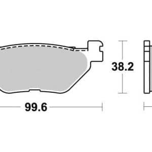 Plaquette de frein Métal Fritté Sinter Grip Maxi Scooter - R90 2020-2025