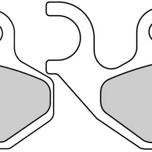 Plaquette de frein Semi-Métal Eco-Friction Route - R90 1999-2025