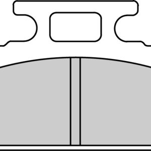 Plaquette de frein Semi-Métal Argento Route - R90 1986-2020