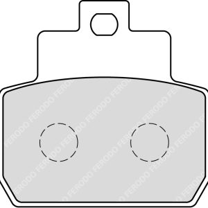 Plaquette de frein Semi-Métal Eco-Friction Route - R90 2004-2024