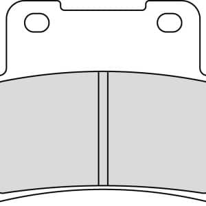 Plaquette de frein Semi-Métal Platinum Route/Off Road - R90 2006-2023
