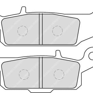 Ferodo - Plaquette de frein Métal Fritté Off Road ARRIERE 2007-2023