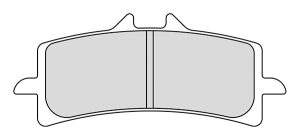 Plaquette de frein Racing Carbone/Céramique - R90 pour etrier BREMBO Evo M50 1992-2025