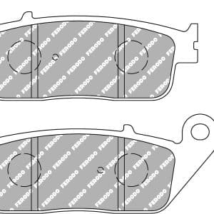 Plaquette de frein Semi-Métal Eco-Friction Route - R90 2005-2020