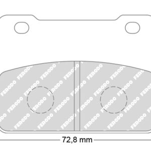 Plaquette de frein Semi-Métal Eco-Friction Route - R90 2011-2022