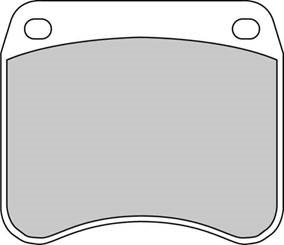 Plaquette de frein Semi-Métal Platinum Route/Off Road - R90 1976-2000