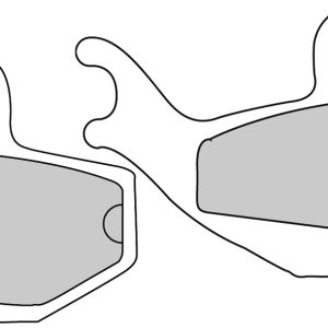 Plaquette de frein Semi-Métal Eco-Friction Route - R90 1993-2022