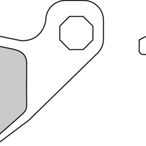 Plaquette de frein Semi-Métal Platinum Route/Off Road - R90 2018-2022