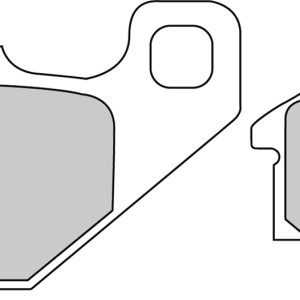Plaquette de frein Semi-Métal Platinum Route/Off Road - R90 1986-2016