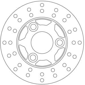 Disque de Frein Fixe MBK - Homologué TÜV 1991-2012