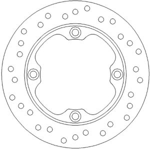Disque de Frein Fixe HONDA - Homologué TÜV 1982-2025