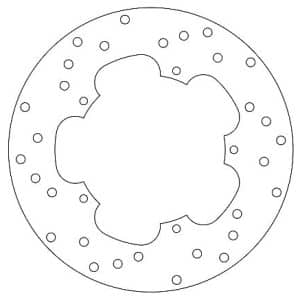 Disque de Frein Fixe GILERA - Homologué TÜV 1997-2007