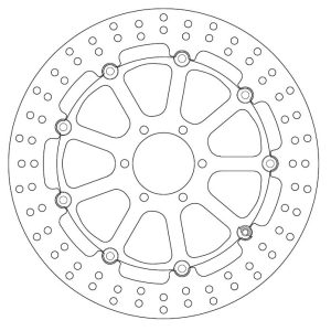 Disque de Frein Flottant - Homologué TÜV 1987-2025