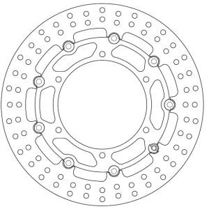 Disque de Frein Flottant YAMAHA - Homologué TÜV 1984-2020