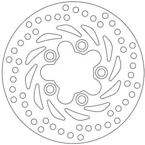 Disque de Frein fixe KYMCO - Homologué TÜV 2001-2016