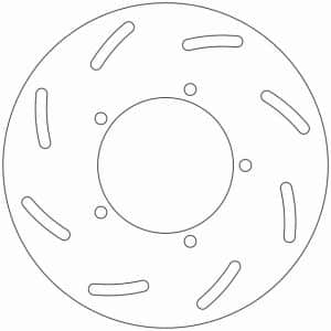 Disque de Frein Fixe PIAGGIO - Homologué TÜV 1996-2020