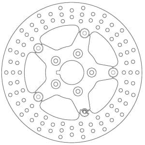 Disque de Frein Flottant HARLEY DAVIDSON - Homologué TÜV 2000-2020