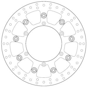 Disque de Frein Flottant KTM - Homologué TÜV 2000-2013