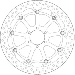 Disque de Frein Flottant APRILIA - Homologué TÜV 1993-2025