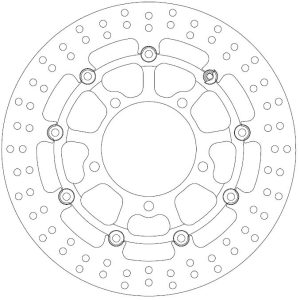 Disque de Frein Flottant SUZUKI - Homologué TÜV 2005-2012
