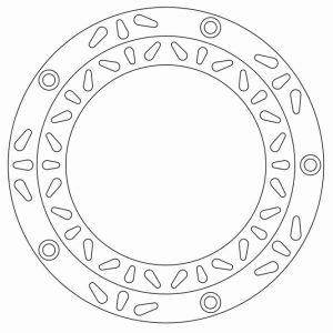 Disque de Frein Fixe SYM - Homologué TÜV 1999-2019