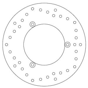 Disque de Frein Fixe YAMAHA YP400 MAJESTY - Homologué TÜV 2004-2020