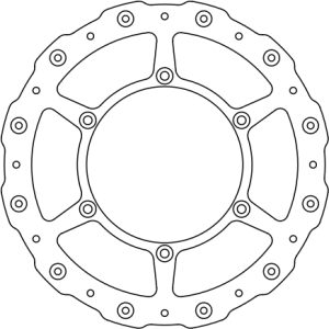 Disque de Frein Fixe YAMAHA - Homologué TÜV 2007-2016