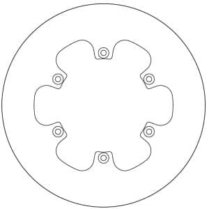 Disque de Frein Beta Ø240x125x110 NbTrou6xØ6.5 NON PERCE 2003-2023