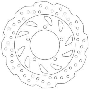 Disque de frein fixe - Yamaha Cygnus X - Homologué TÜV 2007-2016