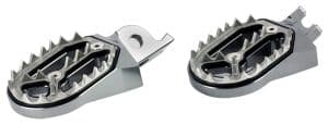 Repose-pieds Alu CNC Couleur Titane HONDA 2002-2024
