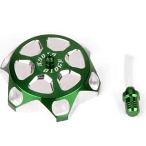 Bouchon de réservoir Kawasaki KX 65 à 500 anodisé Vert
