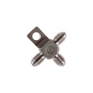 Té Inox à Sertir 10x1.00 Avec Patte de Fixation