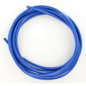 Rouleau de Durite Tressée Inox 5 Mètres Gaine Bleu
