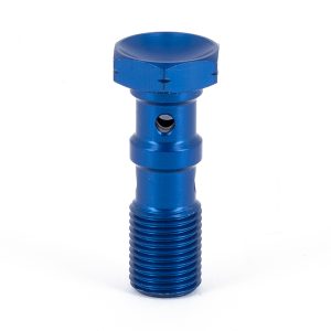 Vis Banjo Double Acier M10x100 Bleu