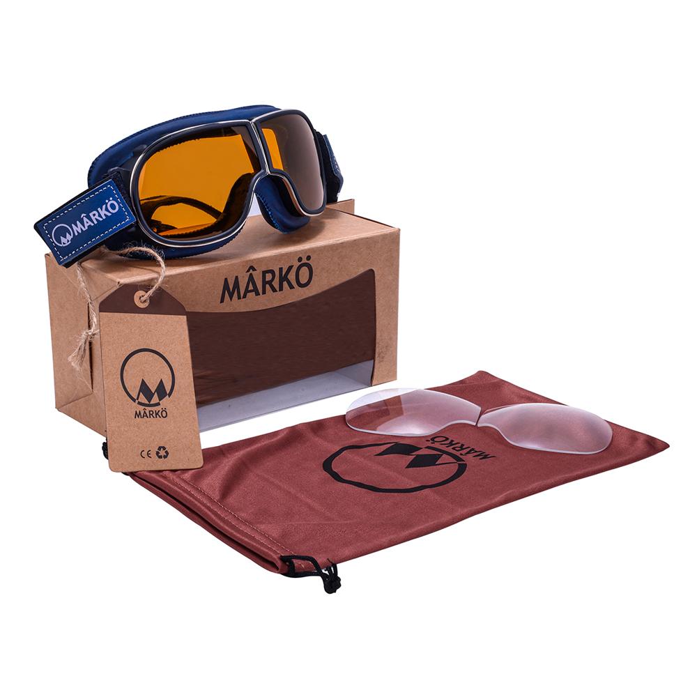 Lunettes Moto B3 NAVY-BLUE – Image 3