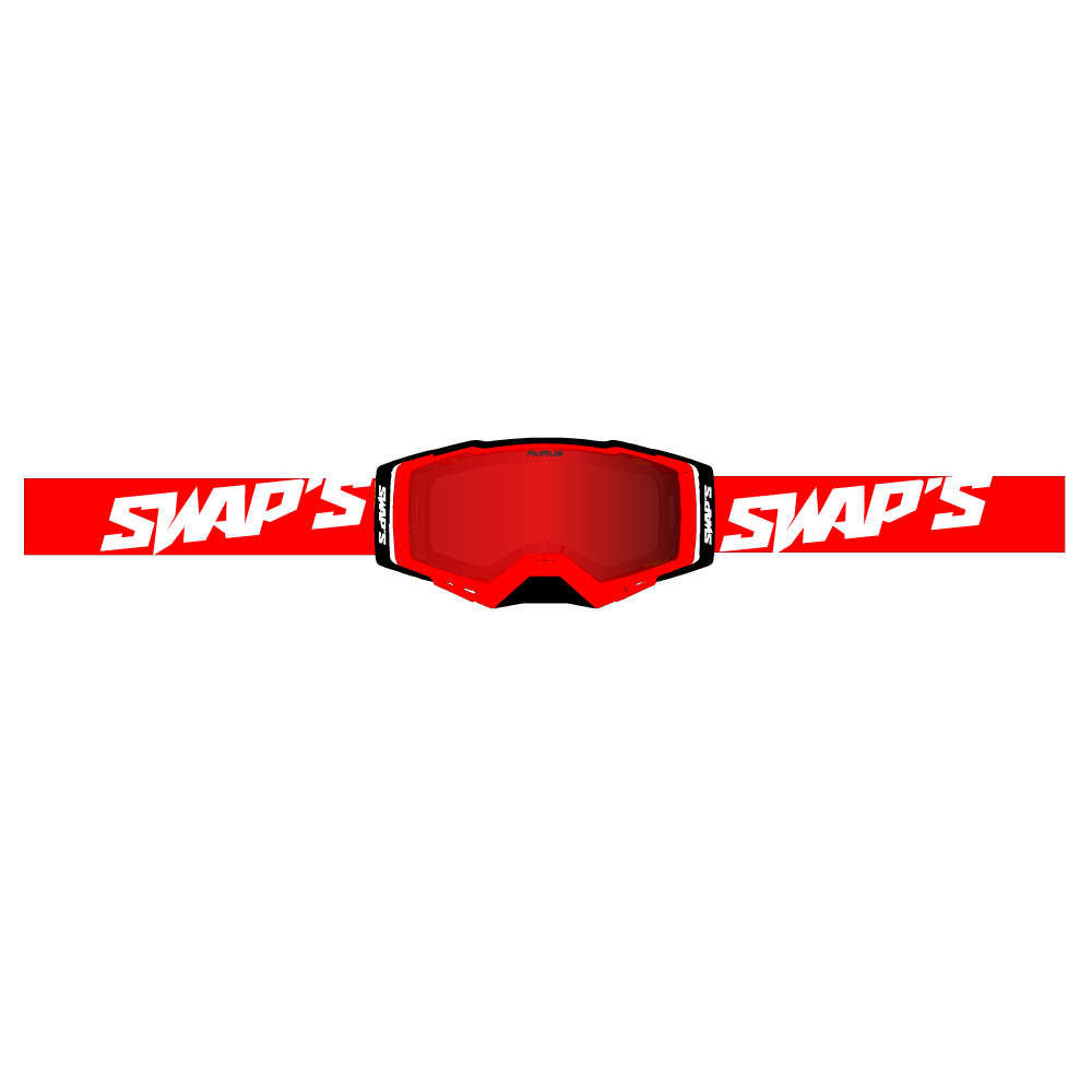 Masque cross AURUS LITE Rouge – Image 2