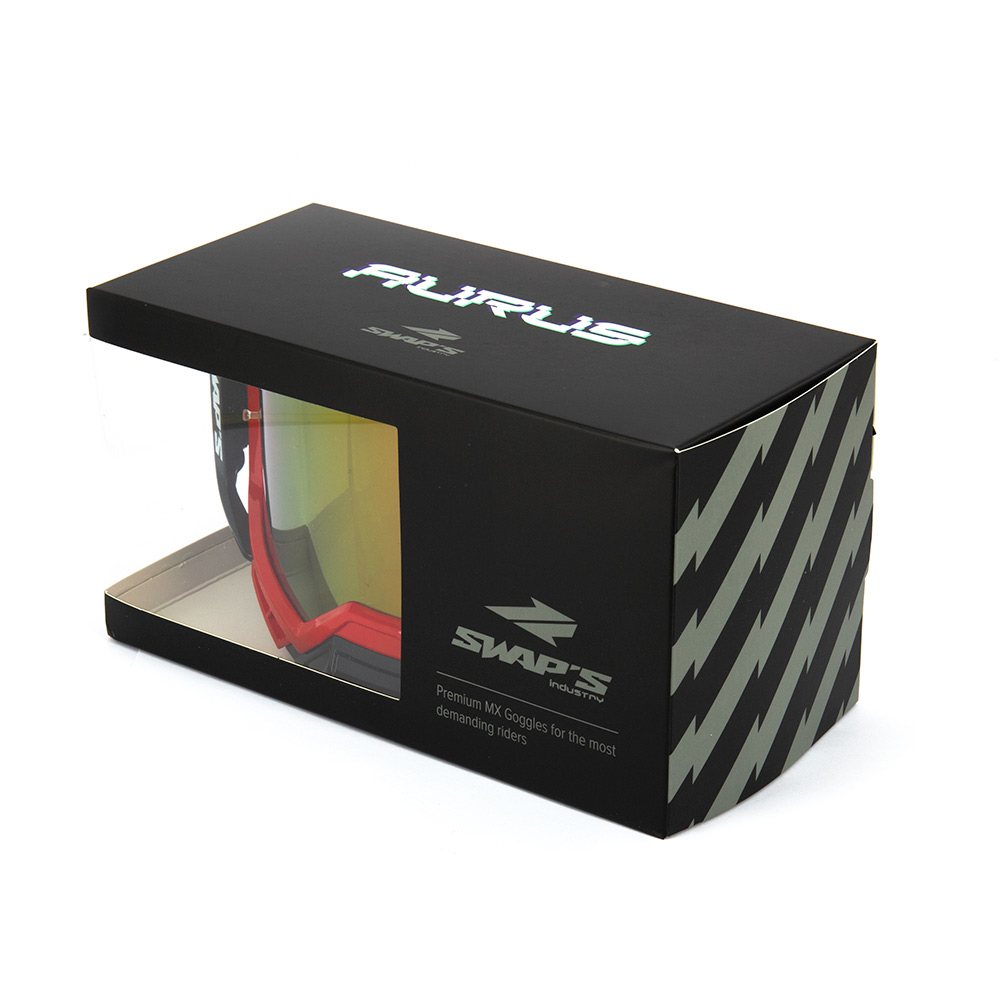 Masque cross AURUS LITE Rouge – Image 5