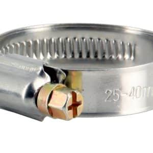Collier de Serrage Largeur 12mm Ø25mm à 40mm Epaisseur: 0,6mm (sachet x10)