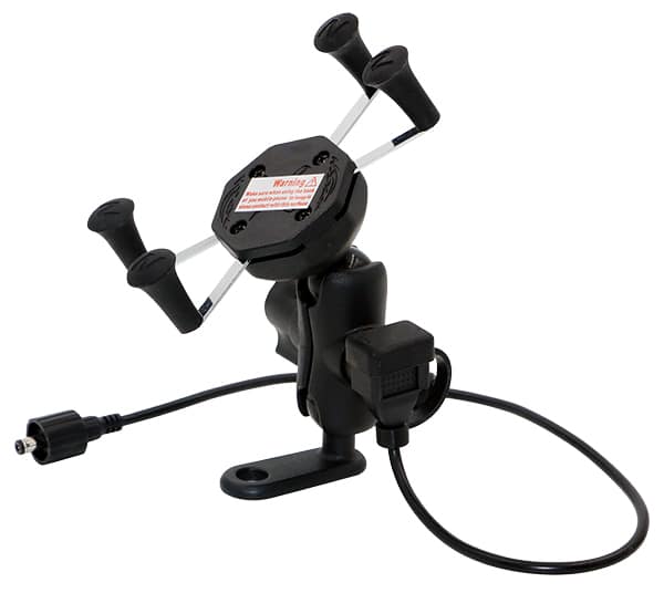 Support Rétroviseur pour Smartphone + USB Etanche – Image 3