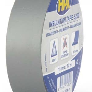 Ruban isolant PVC - gris 19mm x 10m