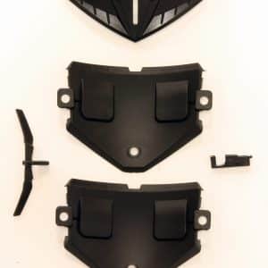 Ventilation Avant Noir A pour Casque Intégral S420