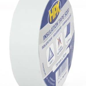 Ruban isolant PVC - blanc 19mm x 10m