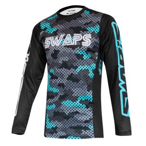 Maillot Cross CAMO Bleu