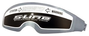 Ecran Interne Sun Visor Pour Casque Jet Blade S768 - Fumée Foncé