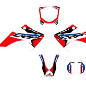 Kit Déco Diamond Light - HONDA CR-F 50 - Rouge 2004-2006