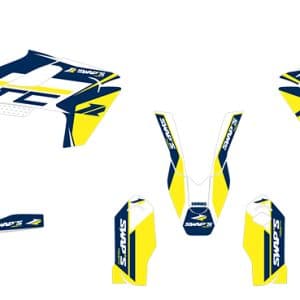 Kit Déco Diamond Light - HUSQVARNA TC85 Grandes Roues - Bleu 2018-2023
